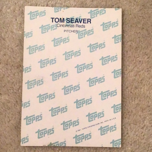 Vintage 1981 Topps Oversized Baseball Trading Cards, 5” x 7”, Lot of 5 Cards - Picture 11 of 15